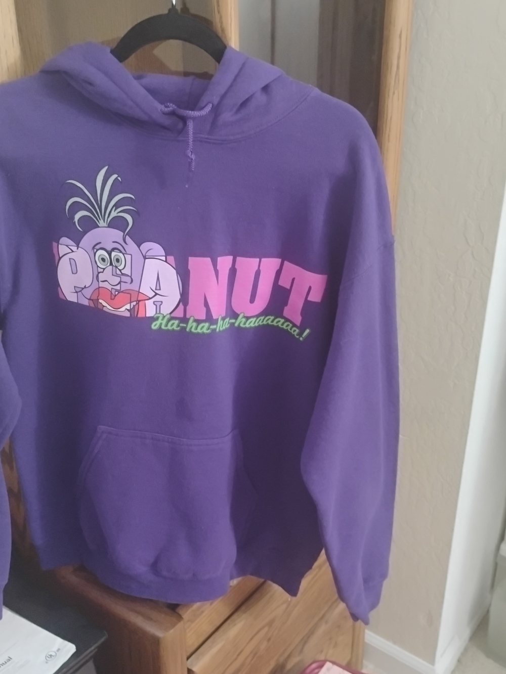 Purple "Peanut" Woman's Hoodie